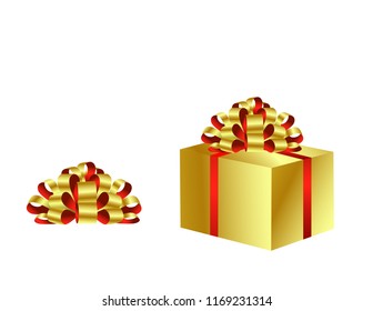Gift boxes and bows