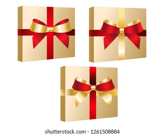 Gift boxes and bows