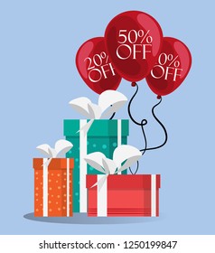 Gift boxes card