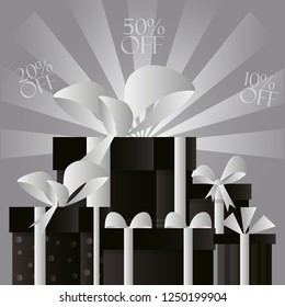 Gift boxes card