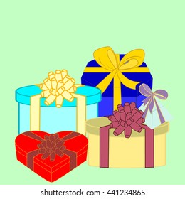 Gift boxes for celebration 