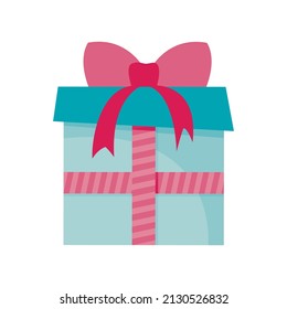 Gift boxes for happy day. Beautiful gift box with bow for any celebration. 