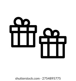 Gift Boxes Icon for Holiday Presents, Celebration Packages and Special Occasion Gifts