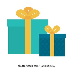 gift boxes icon on white background