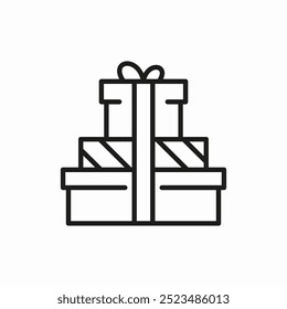 gift boxes icon sign vector