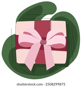 Gift Boxes Illustrational Images.gift box, birthday celebration, special give away package, 