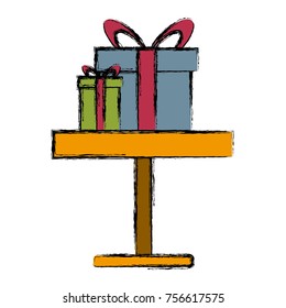 Gift boxes isolated