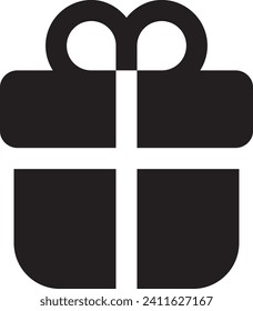 Gift boxes line icon. Continuous one line with curl. Present or Sale sign. Birthday Shopping symbol. Package in Gift Wrap. Surprise package single outline ribbon.