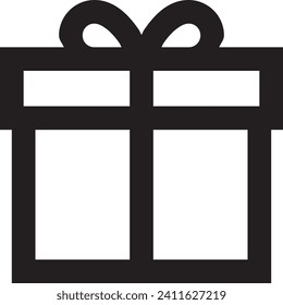 Gift boxes line icon. Continuous one line with curl. Present or Sale sign. Birthday Shopping symbol. Package in Gift Wrap. Surprise package single outline ribbon.