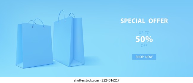 Gift boxes and paper bags 3d vector background. 3d present boxes and shopping bags. Holiday poster, shopping sale. Christmas, New Year, Valentines Day, Birthday present.