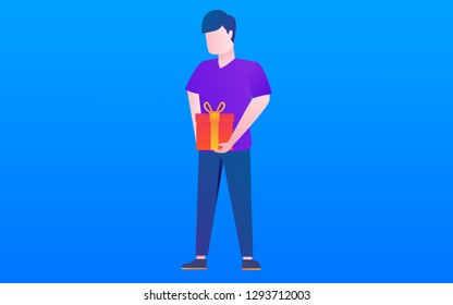Gift boxes, presents isolated. Colorful wrapped. Sale, shopping concept. Collection for Birthday. vector design illustration
