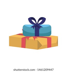 gift boxes presents packings icons
