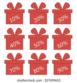 Gift boxes sign discount