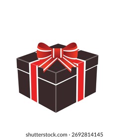  gift boxes with a tape. isolated on white background
