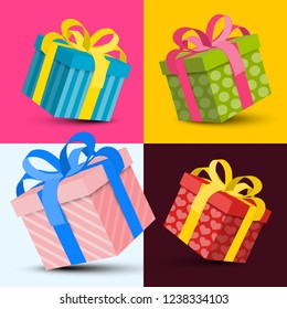 Gift Boxes Vector Design