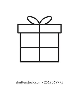 Gift boxesline icon. vector illustration. EPS10