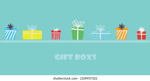 gift boxs editable vector images 