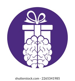 Design des Geschenkbrain-Logo-Symbols.