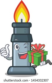 With gift busen burner in the character pocket