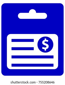 Gift Card Blue Icon
