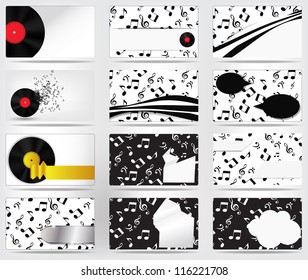 Gift card with bow vector illustration