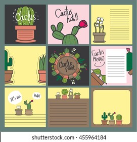 gift card cactus, design and concept