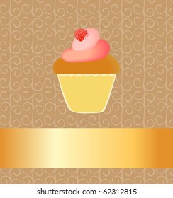 Gift card with cake