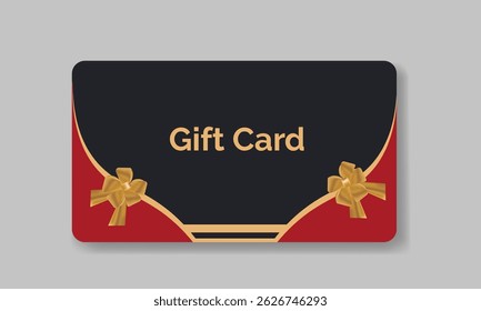 Gift card creative design template
