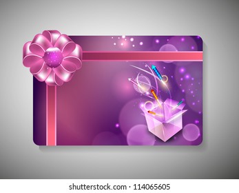 Gift card for Deepawali or Diwali festival in India. EPS 10.