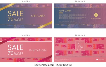 plantilla de diseño de tarjeta de regalo 30
Es una plantilla que se puede personalizar libremente como tarjeta de regalo.