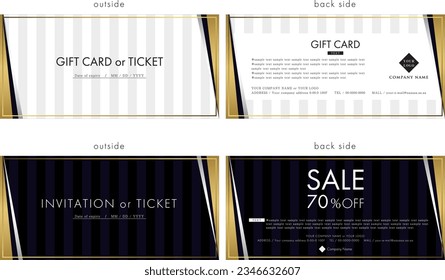 gift card design template 46
It is a template that can be freely customized as a gift card.
