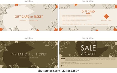 gift card design template 52
It is a template that can be freely customized as a gift card.