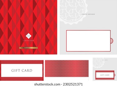 gift card design template set 02
It is a template that can be freely customized as a gift card.