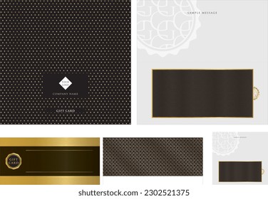 gift card design template set 03
It is a template that can be freely customized as a gift card.