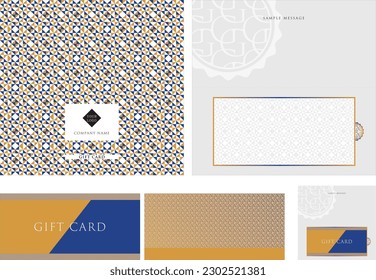 conjunto de plantillas de diseño de tarjetas de regalo 05
Es una plantilla que se puede personalizar libremente como tarjeta de regalo.