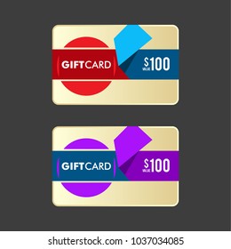 gift card discount  vector business template