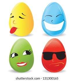 GIft card of Easter eggs