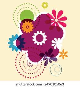 Gift card floral design vector for gift card textile, tshirt