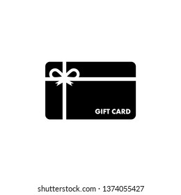 Gift card graphic design template vector isolated illustration