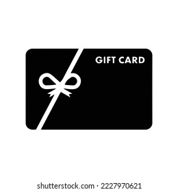 Gift card graphic design template vector isolated illustration