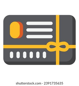 Gift Card Icon. Digital marketing concept. Flat icon
