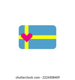 Diseño de estilo plano con icono de tarjeta de regalo. Ilustración vectorial de tarjeta de regalo. aislado de fondo blanco.