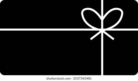 Gift card icon, greeting card graphic design, isolated on transparent background with clipping path for ceremony invitation card design decoration elements, banners, invitations, stock photo.