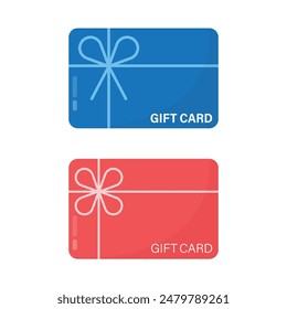 Gift Card Icon Set Vector Design.