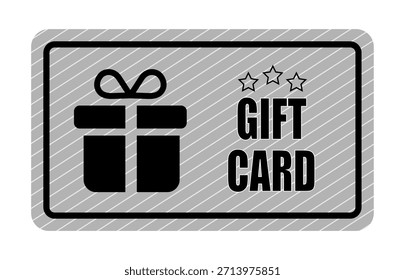 Geschenkkarte Symbolsatz, Geschenkkarte Vektorgrafik. Farbige Geschenkkarte, Geburtstagskarten, exklusive Geschenkkarte, Gutscheinvorlagenkonzept. Karten, Rabatt-Gutschein-Design einzeln, Silhouette der Geschenkkarte.