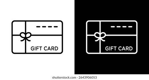Gift card icon symbol concept for graphic design, Website, UI. EPS