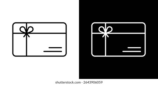 Gift card icon symbol concept for graphic design, Website, UI. EPS