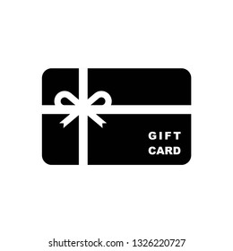 Gift card icon symbol vector. on white background eps 10