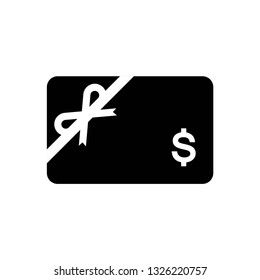 Gift card icon symbol vector. on white background eps 10