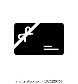 Gift card icon symbol vector. on white background eps 10